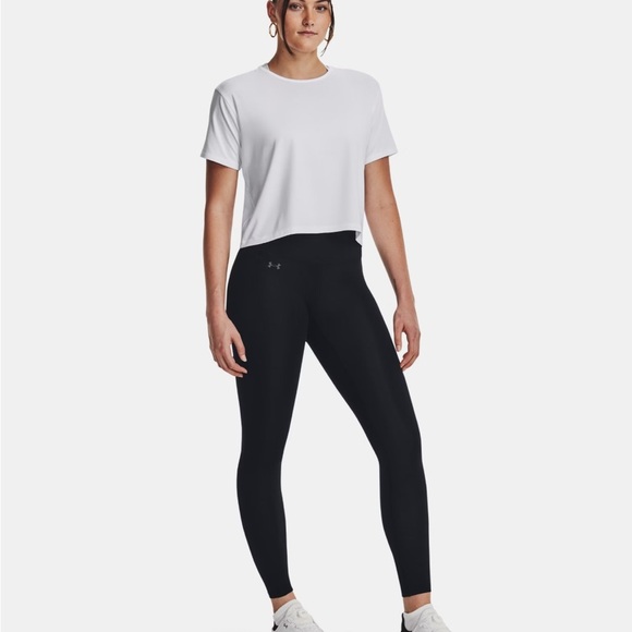 Under Armour Women's Loose White Crop Top Large - Picture 3 of 8